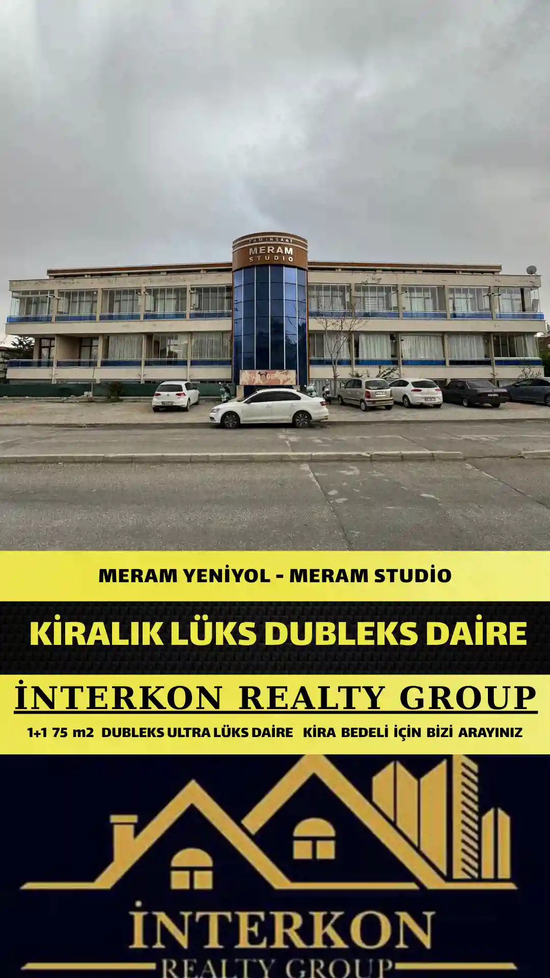 KONYA MERAM YENİYOL AŞKAN MAHALLESİ 1+1 EŞYALI KİRALIK DAİRE!